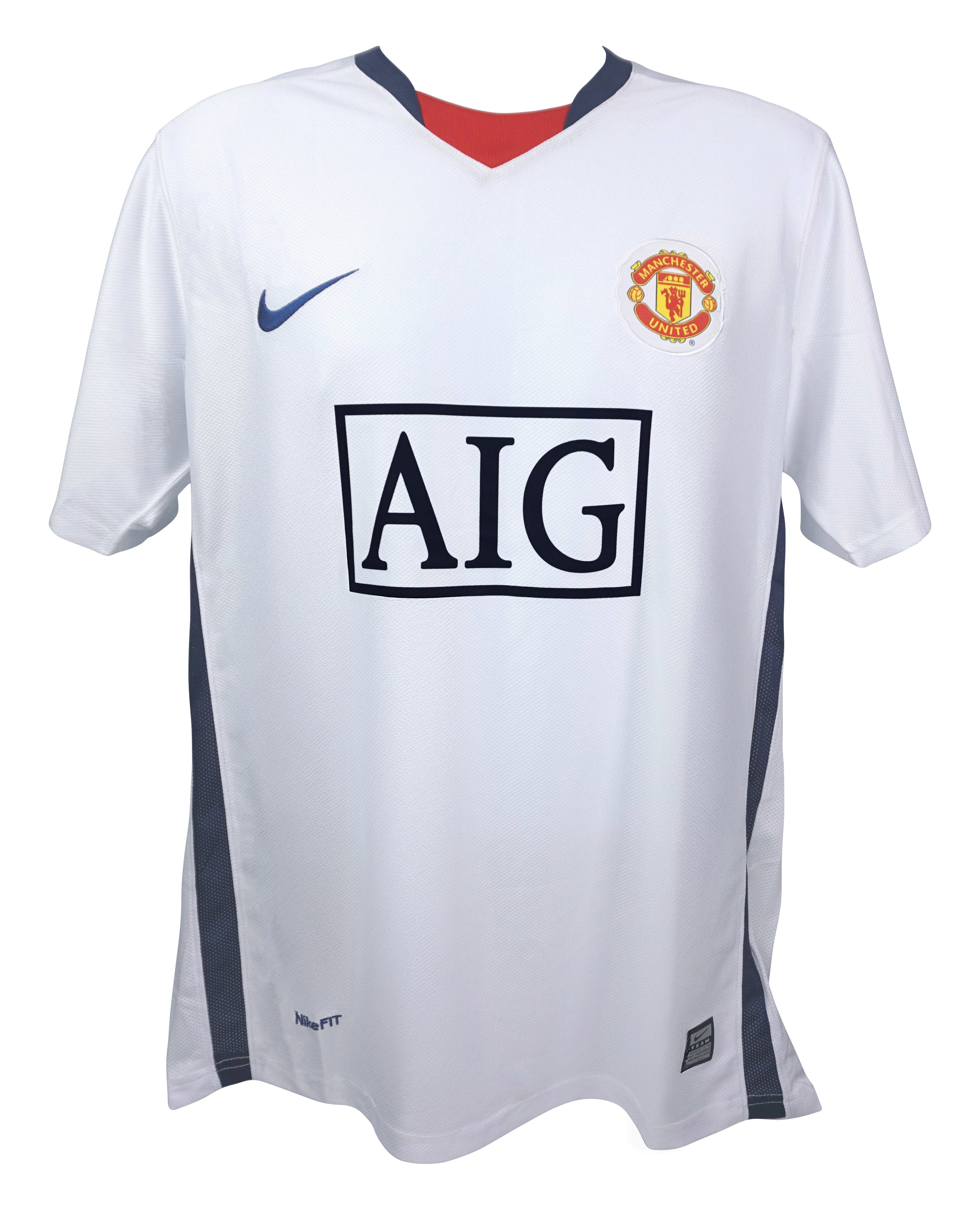 Dimitar Berbatov Signed Manchester United Soccer Jersey #9 with Beckett COA